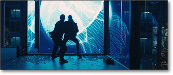 Jellyfish Nightlights Stock Footage in James Bond Skyfall Film